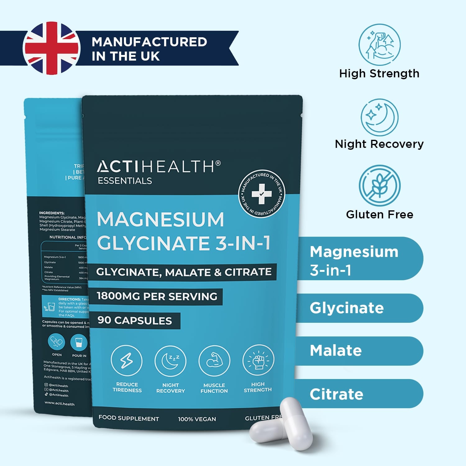 MAGNESIUM GLYCINATE 3-IN-1