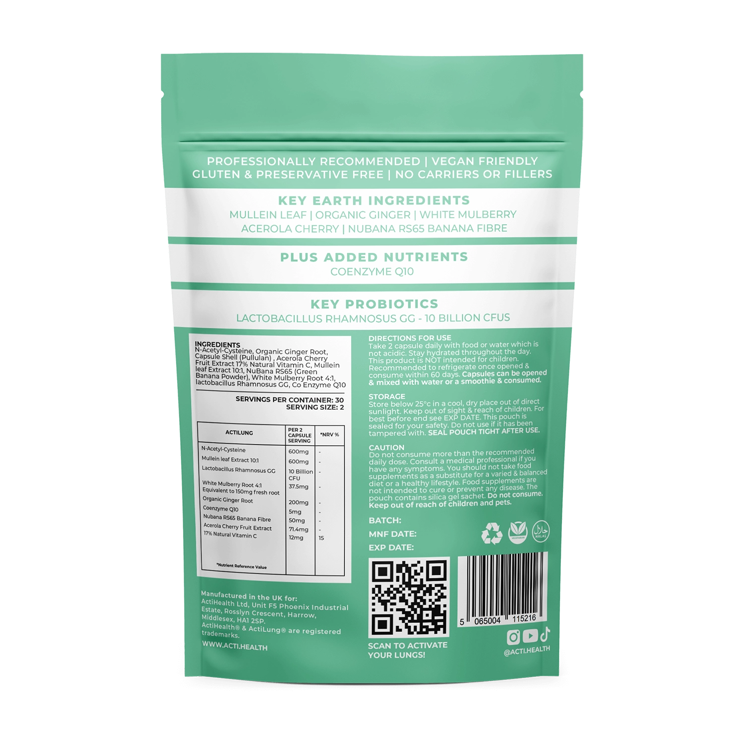 D-Congest – Natural Respiratory & Mucus Clearance Supplement - thumbnail 3
