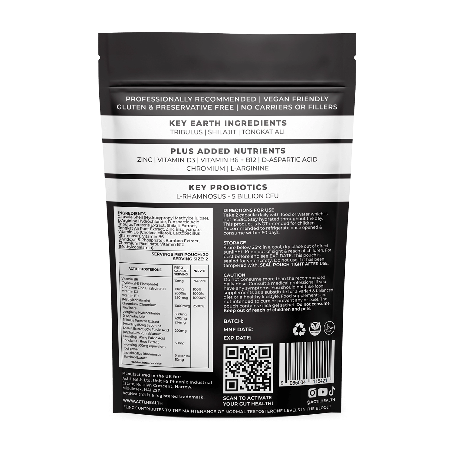 ACTI TESTOSTERONE – Natural Testosterone Support for Men - thumbnail 2